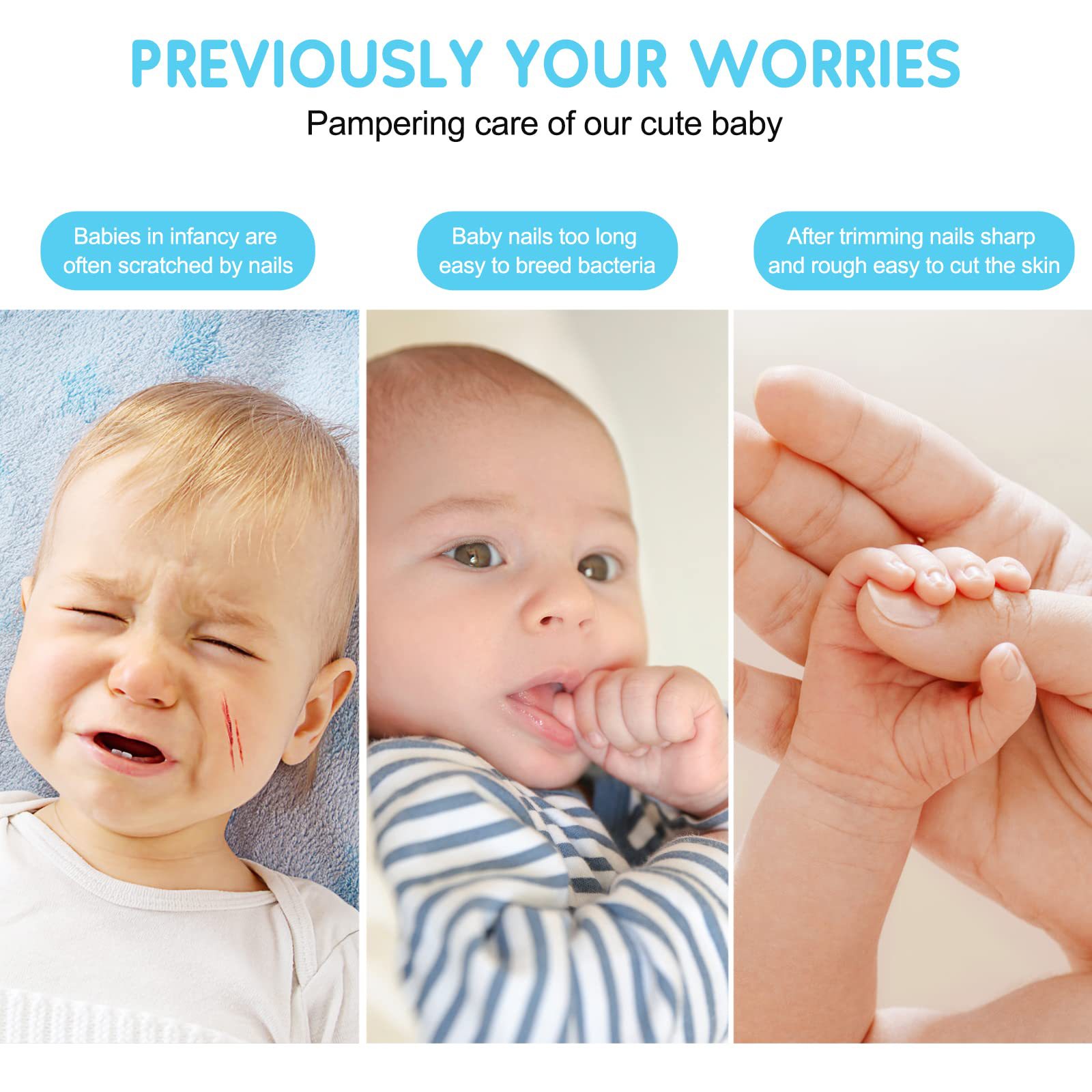 Multifunctional Electric Baby  - огляд і ціна Baby Nail Trimmer Electric