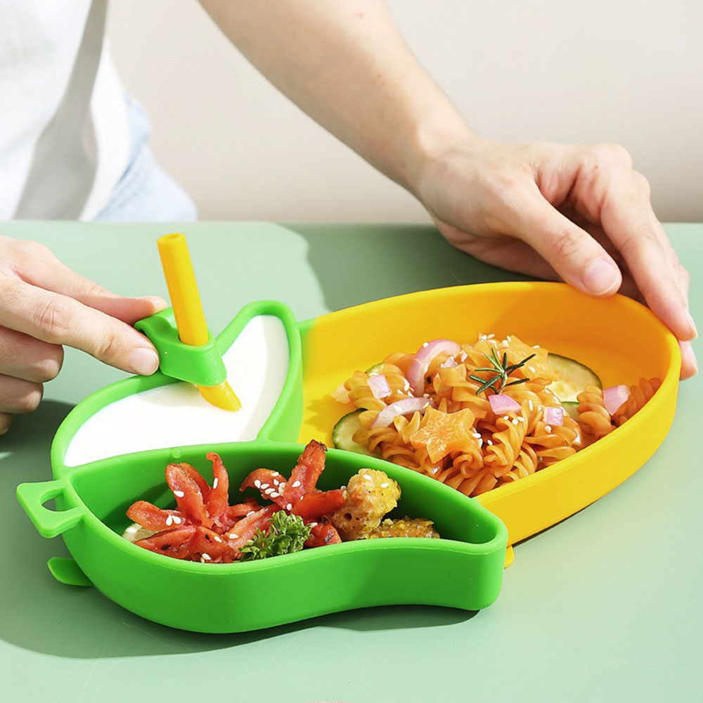 Brand New Cute Cartoon Silicon - огляд і ціна Baby Led Weaning Set
