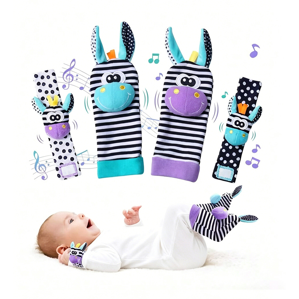 Baby Infant Wrist Rattle Socks - огляд і ціна Baby Products Game
