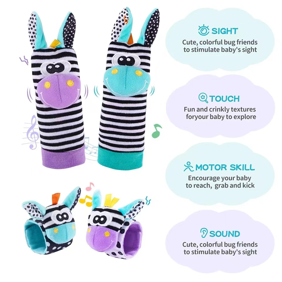 Baby Infant Wrist Rattle Socks - огляд і ціна Baby Products Game