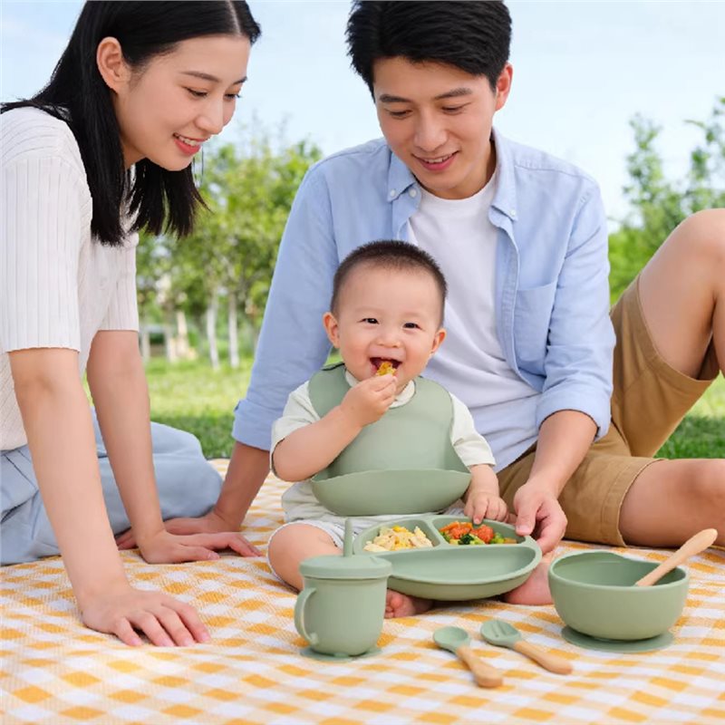 B05C-Baby Plates Silicone Baby - огляд і ціна Baby Led Weaning Set