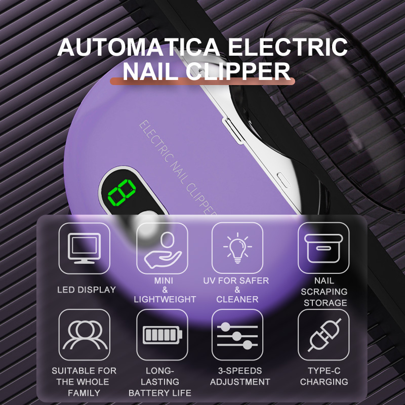 Electric Nail Clipper 3-Speed  - огляд і ціна Baby Nail Trimmer Electric