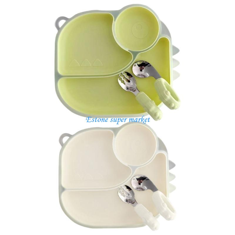 090B Silicone Baby Plate with  - огляд і ціна Baby Led Weaning Set
