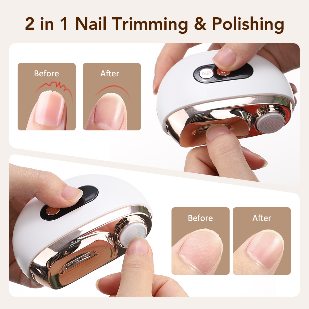 New Electric Nail Clipper Rech - огляд і ціна Baby Nail Trimmer Electric