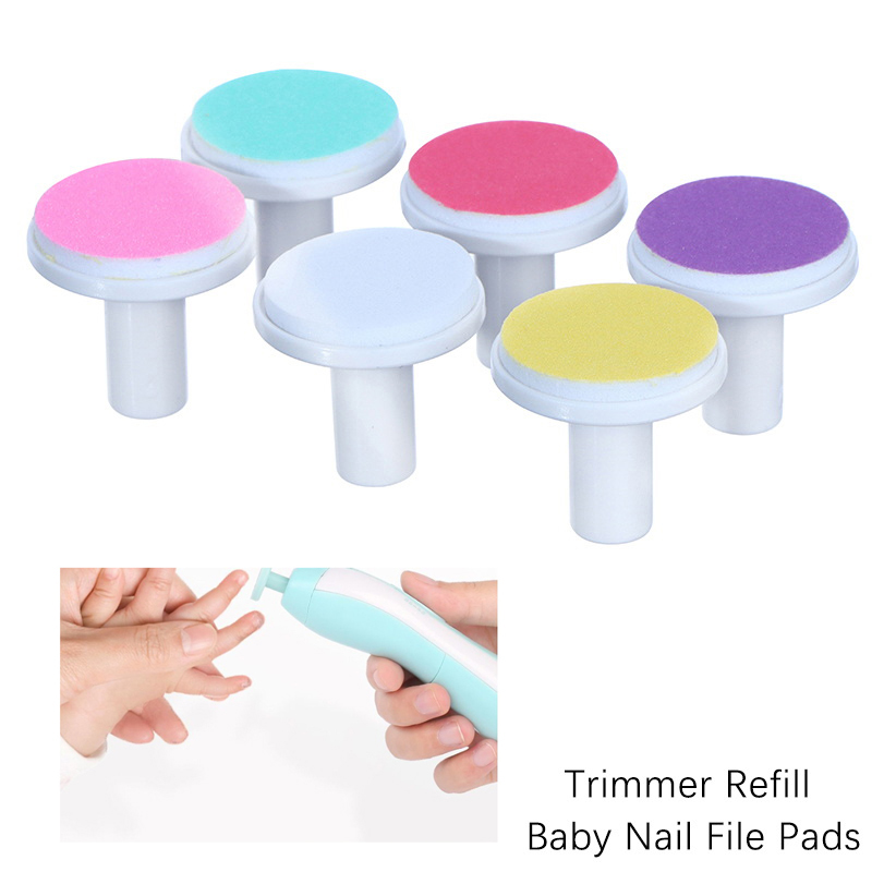 10Pcs Baby Nail File Pads Elec - огляд і ціна Baby Nail Trimmer Electric