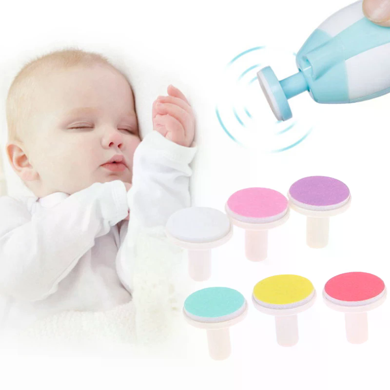 10Pcs Nail Grinding Heads Baby - огляд і ціна Baby Nail Trimmer Electric