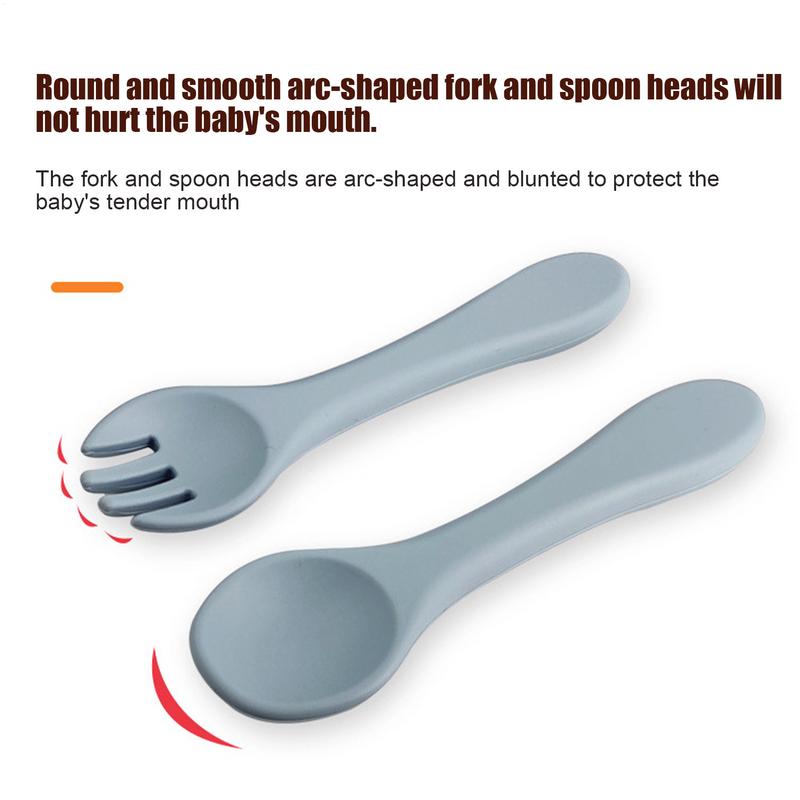 Toddler Eating Utensils 4 piec - огляд і ціна Baby Led Weaning Set