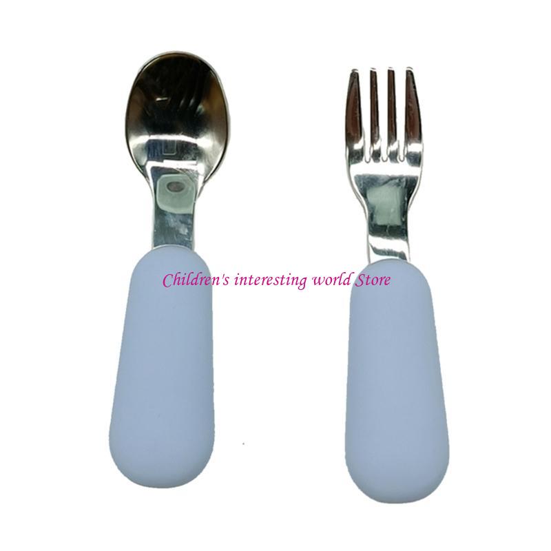 Baby Fork & Spoon Set 2pcs Inf - огляд і ціна Baby Led Weaning Set