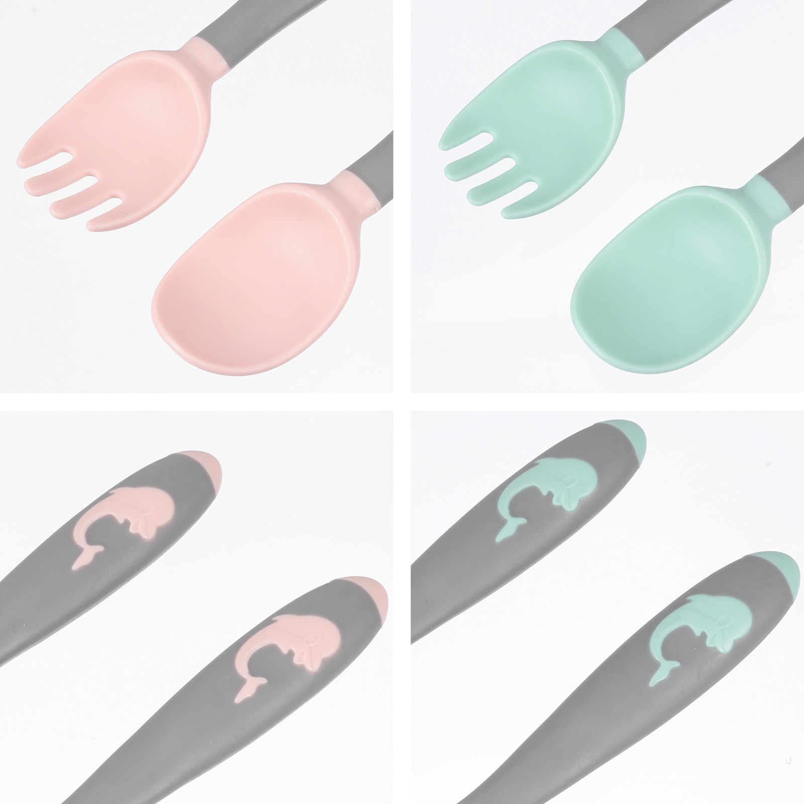 Baby Feeding Spoon Set Silicon - огляд і ціна Baby Led Weaning Set