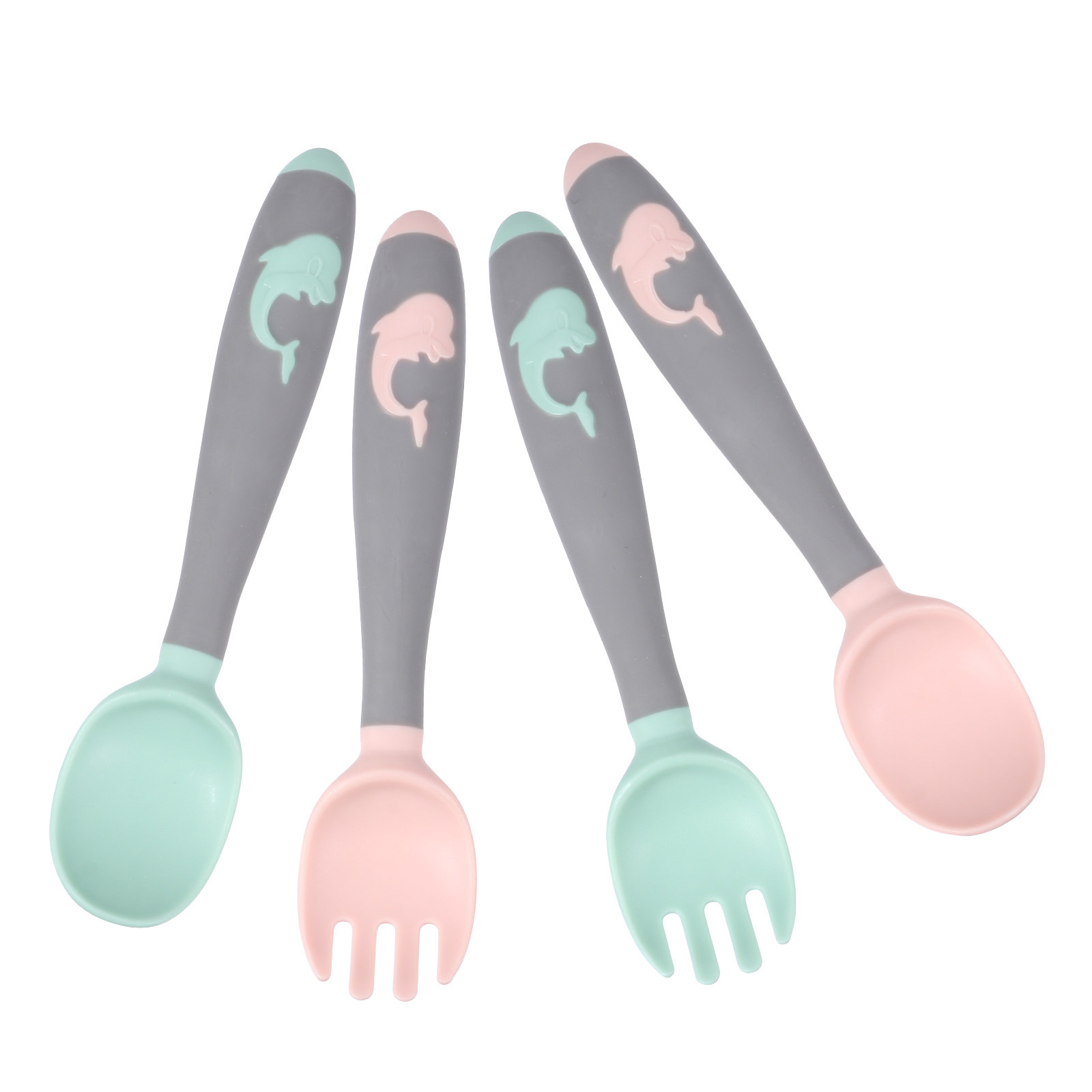 Baby Feeding Spoon Set Silicon - огляд і ціна Baby Led Weaning Set