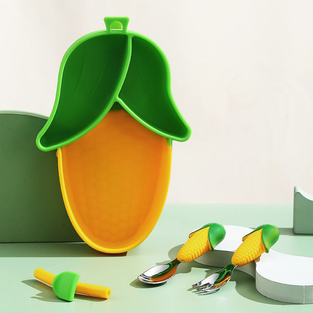 Brand New Cute Cartoon Silicon - огляд і ціна Baby Led Weaning Set