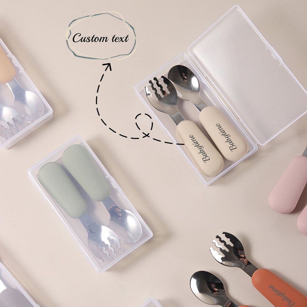 Personalized Baby Spoons and F - огляд і ціна Baby Led Weaning Set