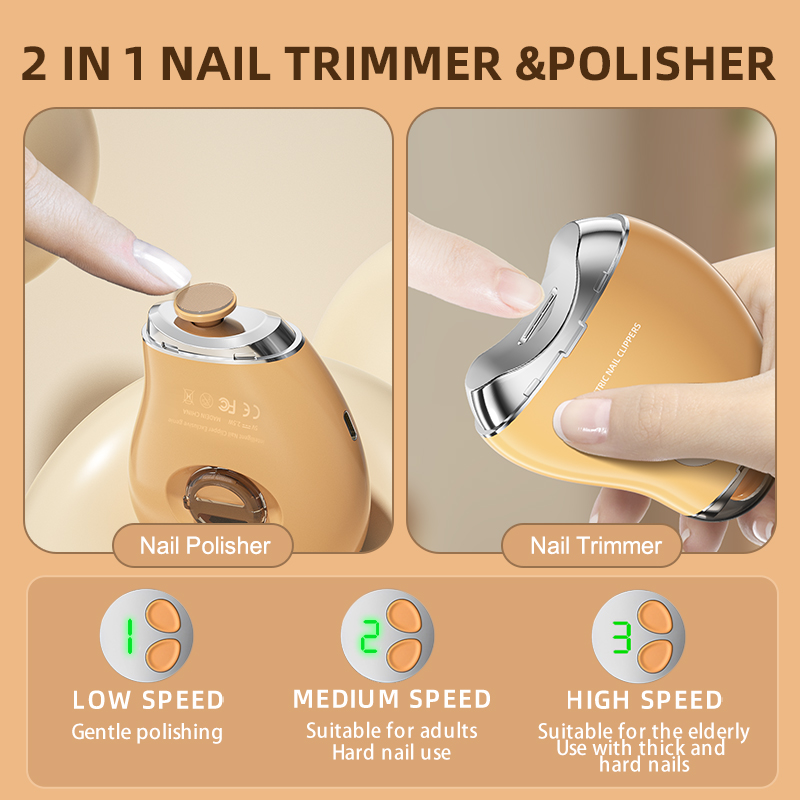 2in1 Automatic Nail Clipper El - огляд і ціна Baby Nail Trimmer Electric