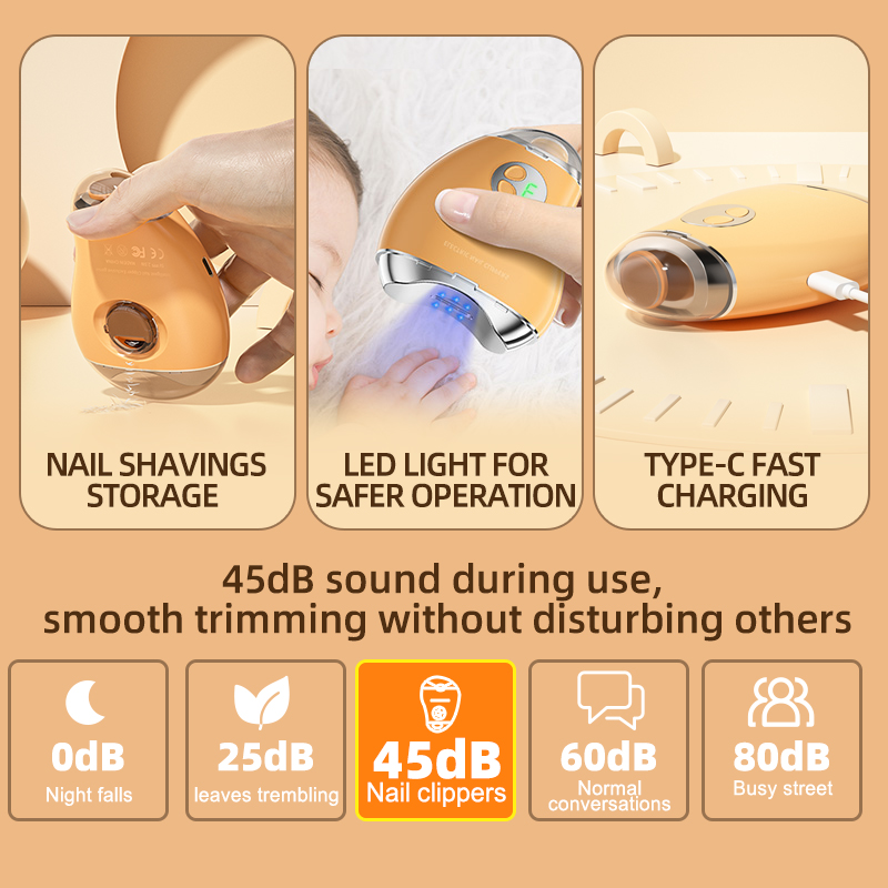 2in1 Automatic Nail Clipper El - огляд і ціна Baby Nail Trimmer Electric