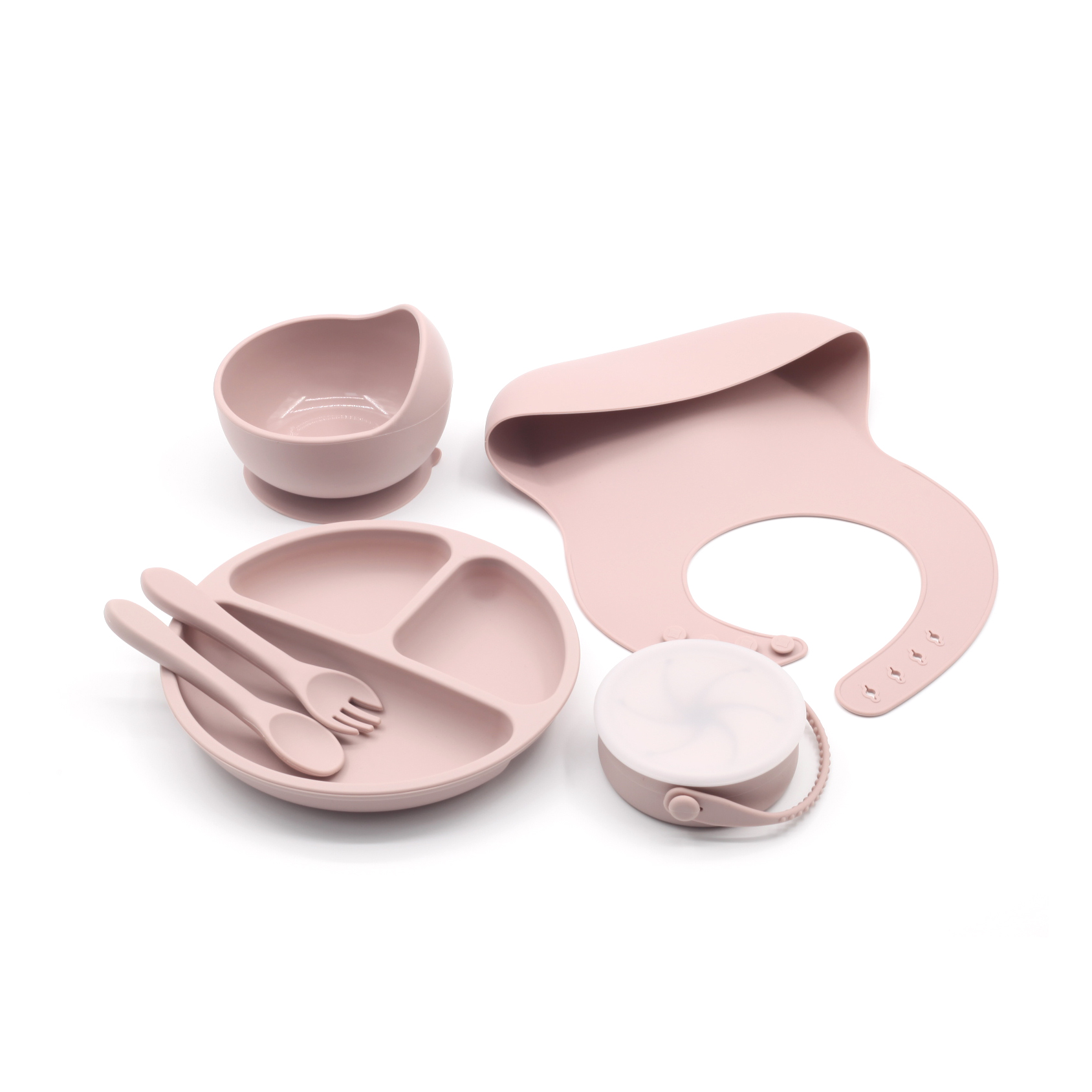 Silicone Baby Feeding Set, Bab - огляд і ціна Baby Led Weaning Set