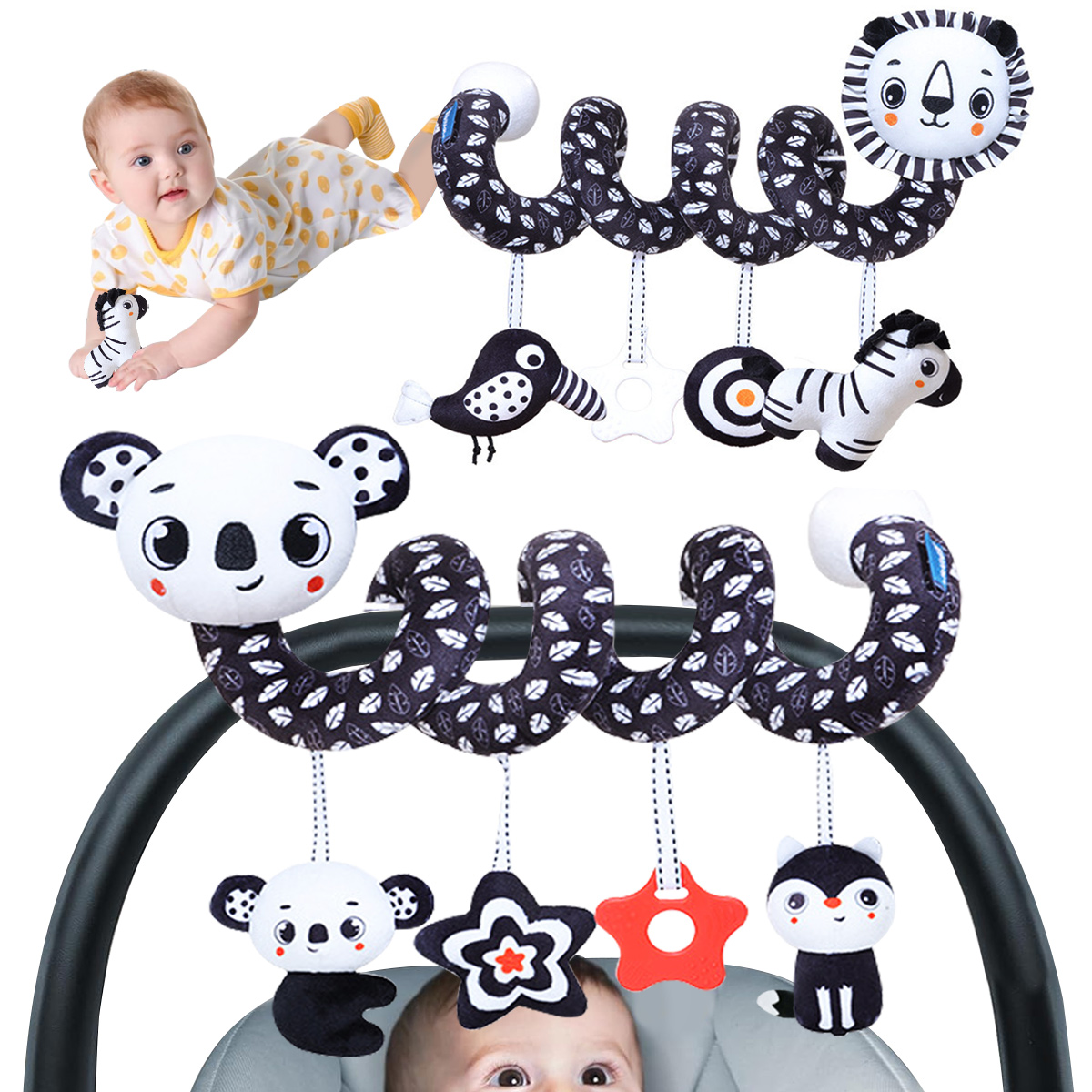 Baby Plush Spiral Hanging Toys - огляд і ціна Baby Products Game