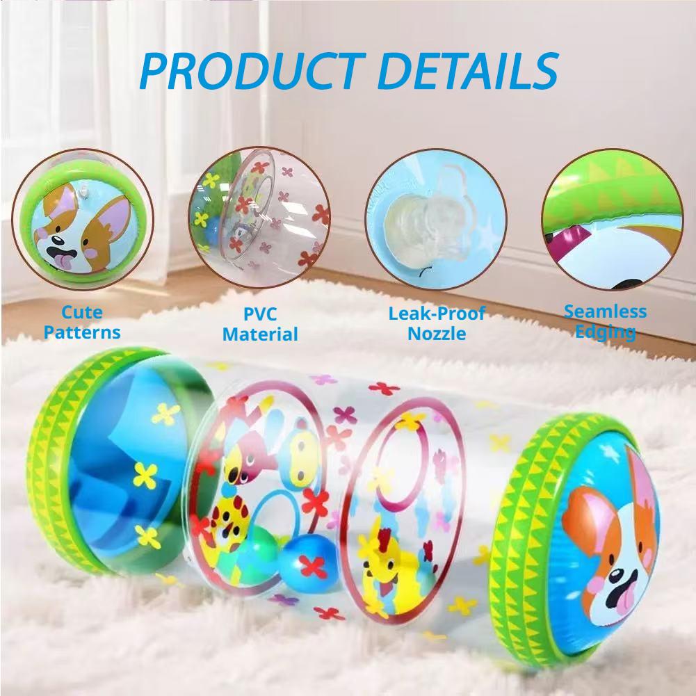 Inflatable Baby Crawling Rolle - огляд і ціна Baby Products Game